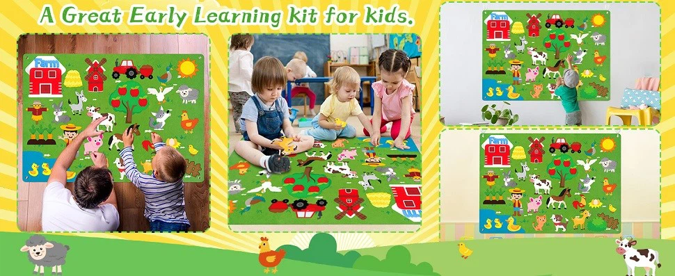 Preschool Farm Themed Felt Board Preschool Farm Themed Felt Board